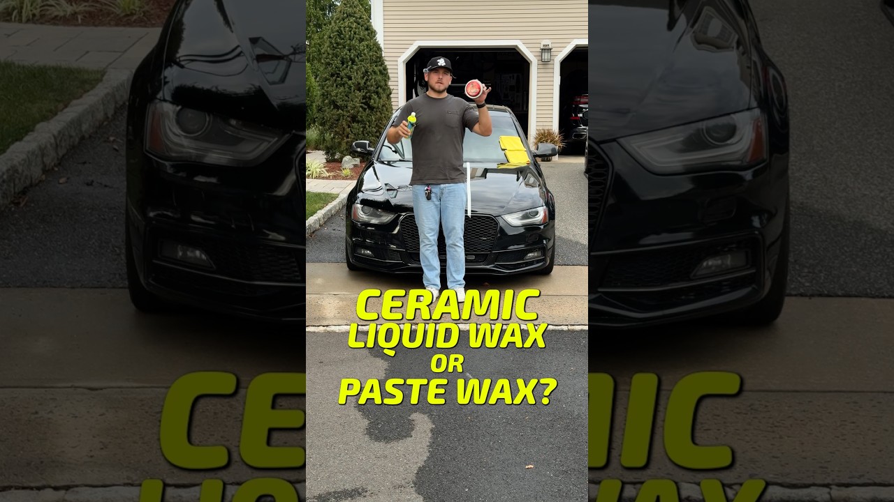 Meguiar&rsquo;s Liquid CERAMIC WAX vs PASTE WAX - which is more hydrophobic? 🏎️💨