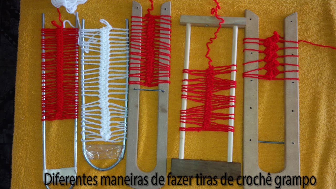 Como fazer crochê de grampo