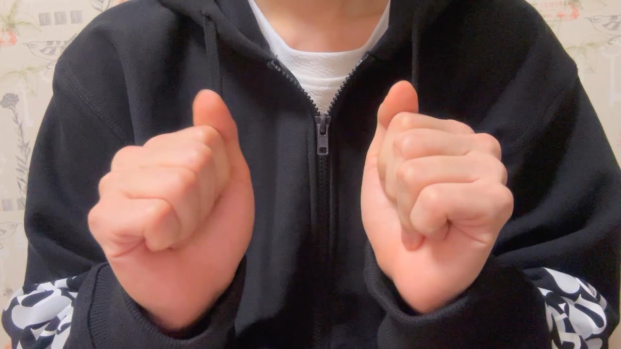 手と手袋の音＋囁きasmr。