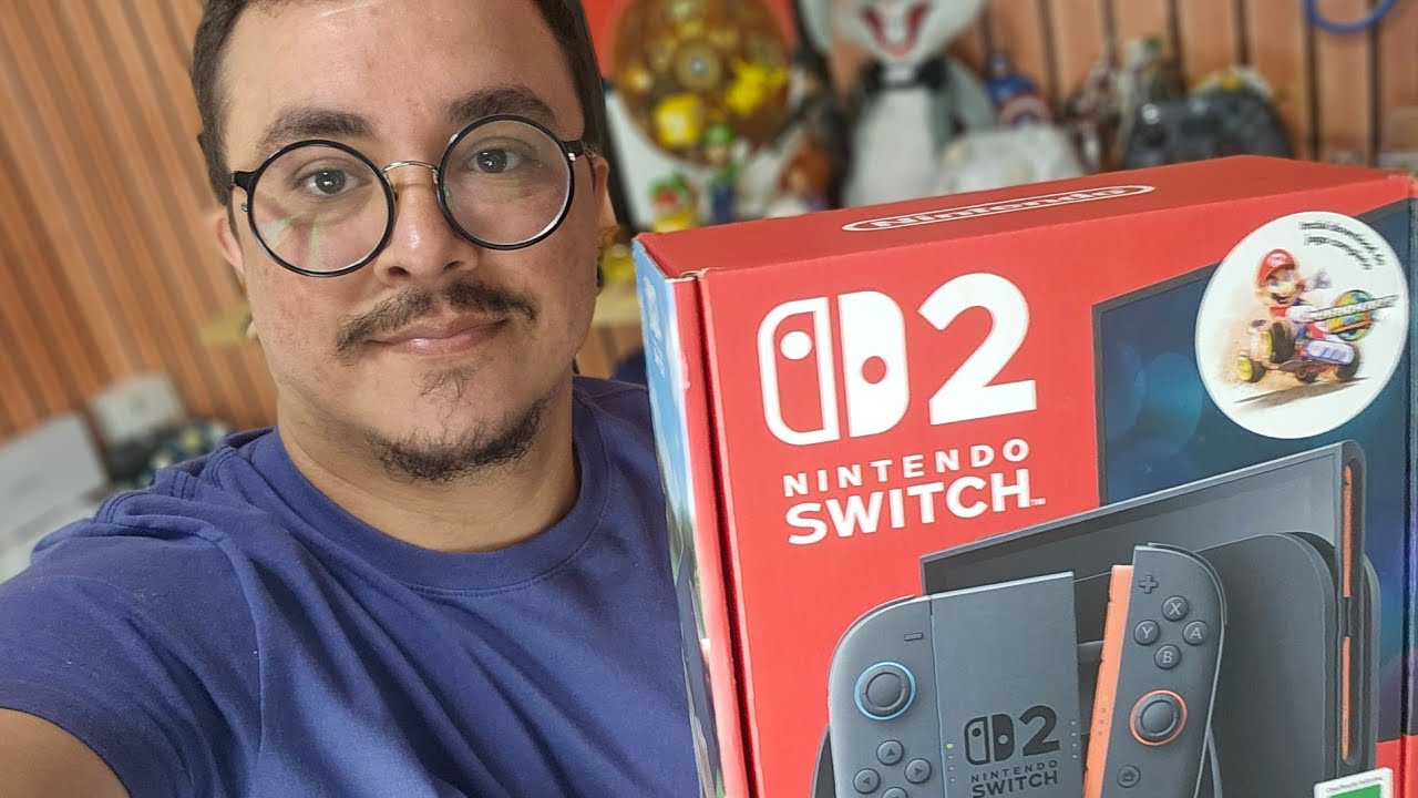 SWITCH 2 UNBOXING E REVIEW DE PRIMEIRAS IMPRESSÕES