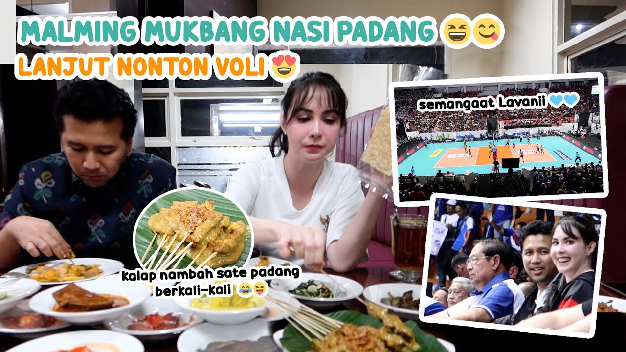 MALMING NONTON LAVANI TANDING DI GBT + MUKBANG NASI PADANG DULU BARENG SUAMI 🥰| Arumi Bachsin