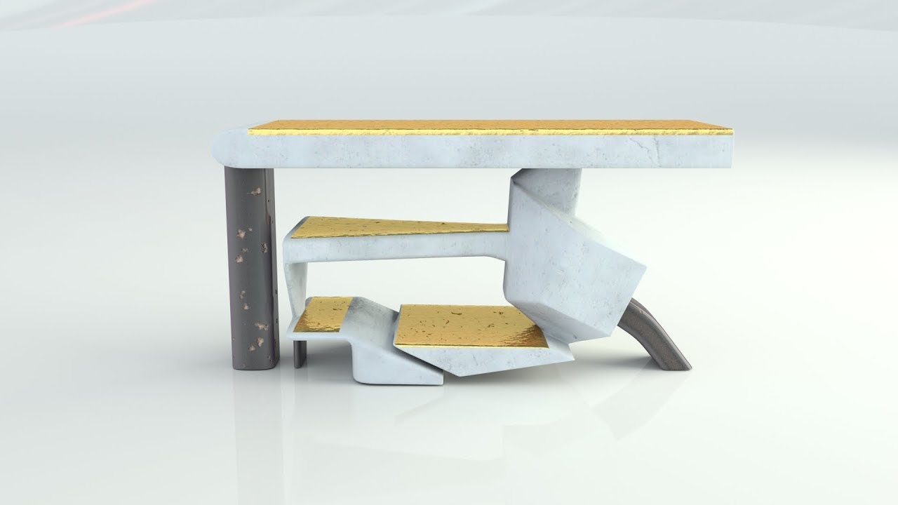 Blender Timelapse: Modeling A Design Konsole Table