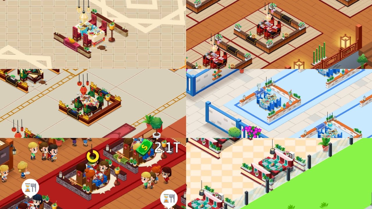 Idle Restaurant Tycoon - All Restaurant Max Level