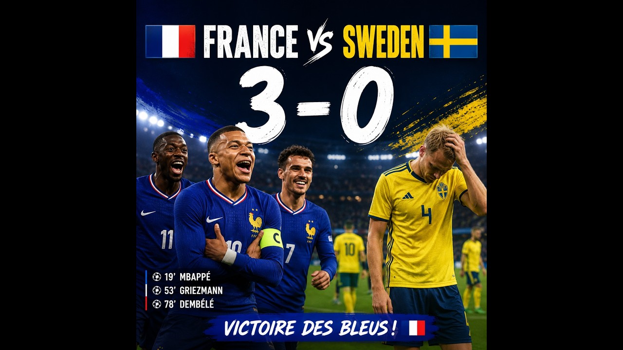 ⚽ **France vs Sweden 3-0 | Full Match Highlights | FIFA World Cup 2026**