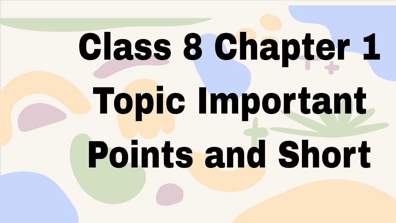 Class 8 Chapter 1 Topic Important Short Question #class8@Amansstudy#studymotivation#studygoals#fyp 