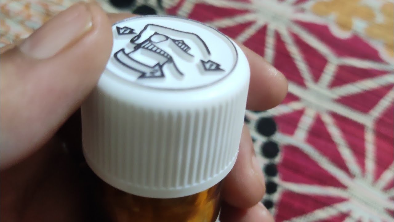 How to open thyroxine tablet bottle cap