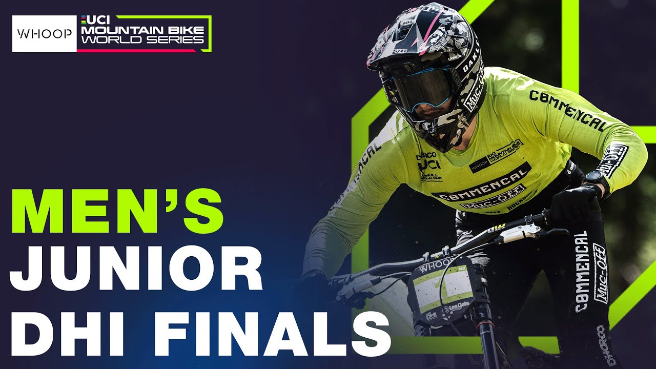 RACE HIGHLIGHTS | UCI Downhill World Cup | Men's Junior | Les Gets, Haute-Savoie 🇫🇷