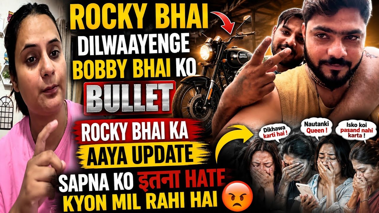 Rocky Bhai Ka Aaya Update Bobby Ko Dilwaayenge Bullet🥺|Snappy Girls|Snappy Girls Vlog|