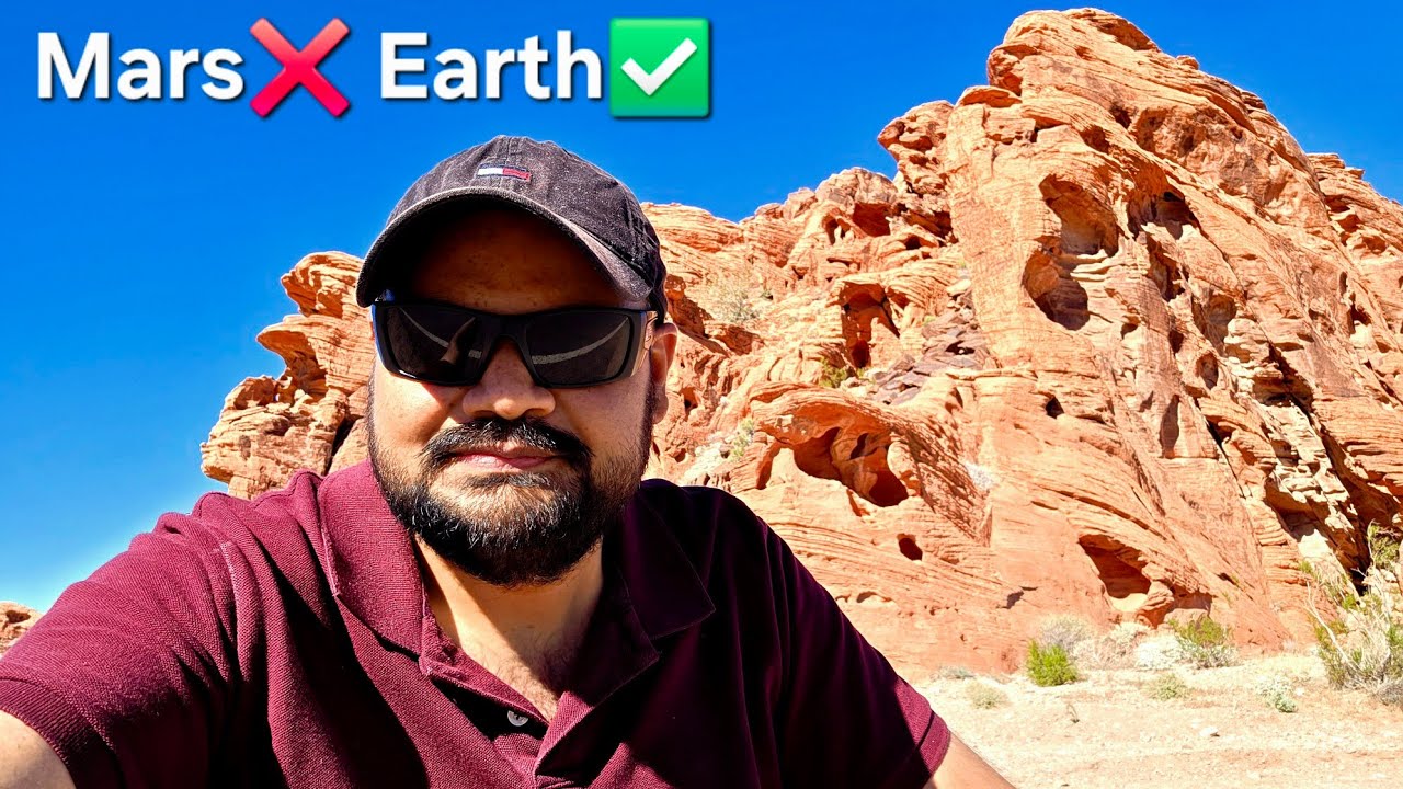 Mars కాదు Earth | Las Vegas ఎడారిలో అంగారక గ్రహం లాంటి place Driving on Mars planet - Valley of Fire