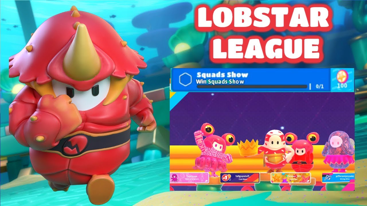 Completing the Lobstar League Event! (Fall Guys)