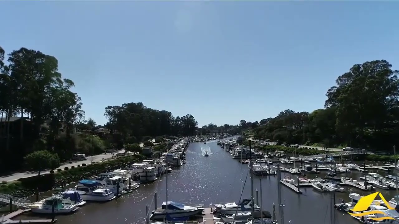 Santa Cruz Yacht Harbor Drone Video