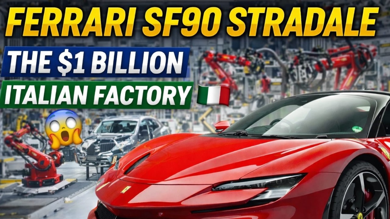 How Ferrari SF90 Stradale Is Made Inside The $1 Billion Italian Factory