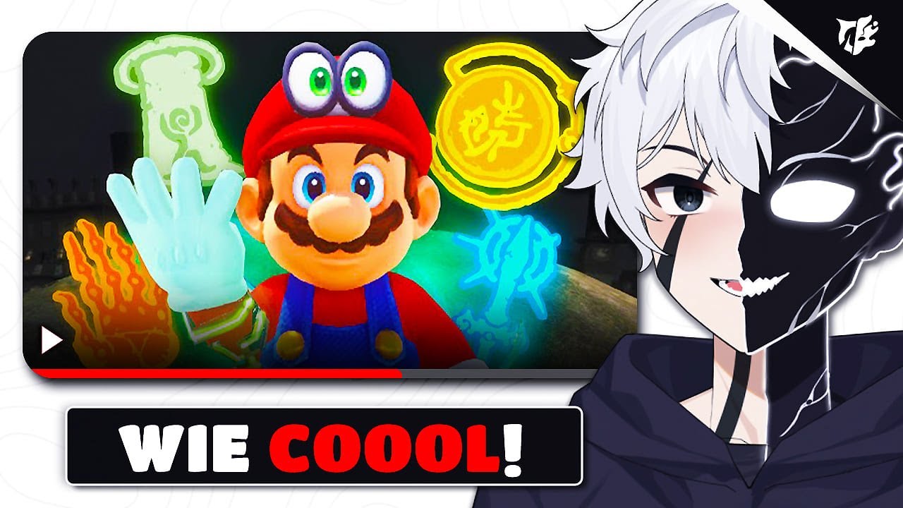 Zelda TOTK Fähigkeiten in MARIO?! 😳 - Shadow reagiert auf @Huebi