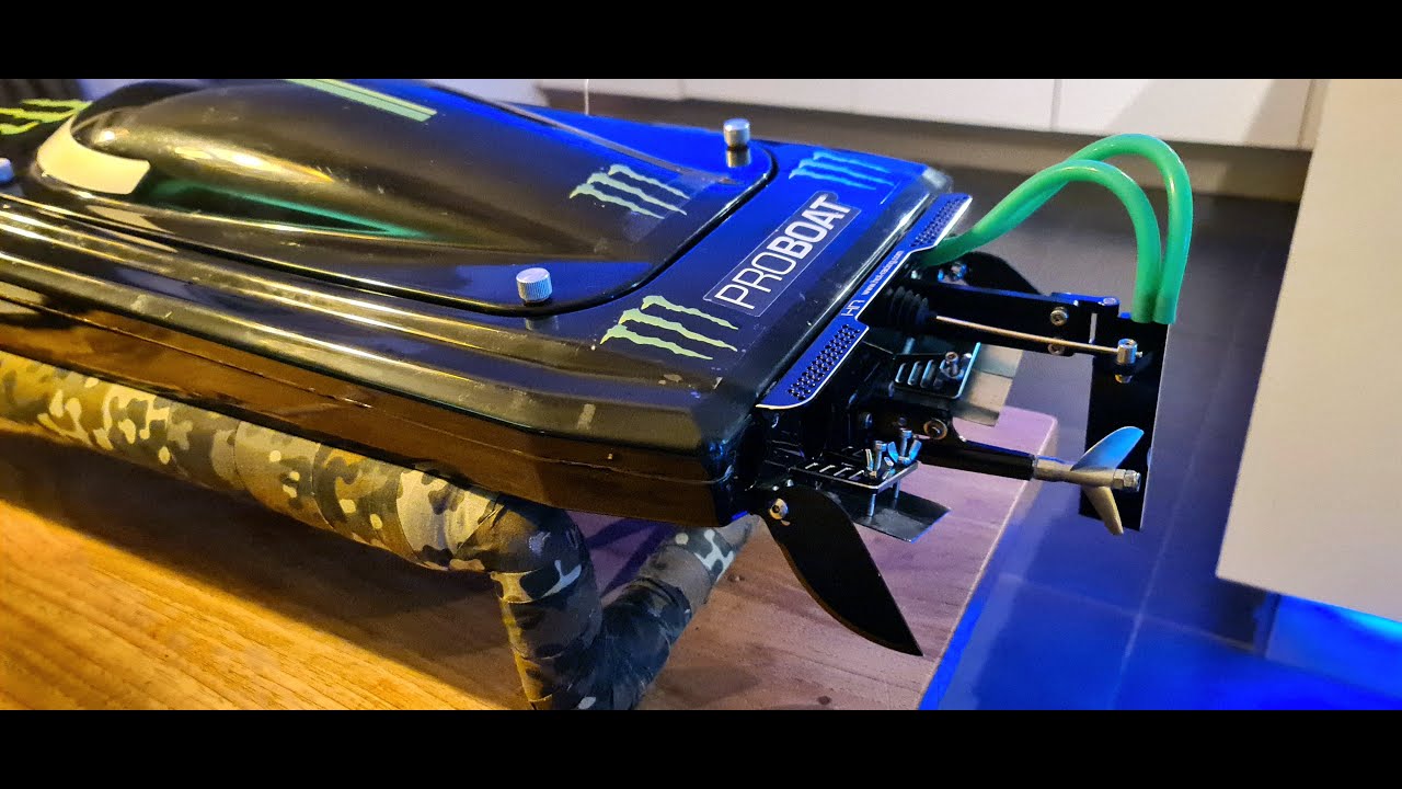 Proboat Sonicwake 36 on 6s, Hobbywing Seaking 180a esc Leopard 2000kv
