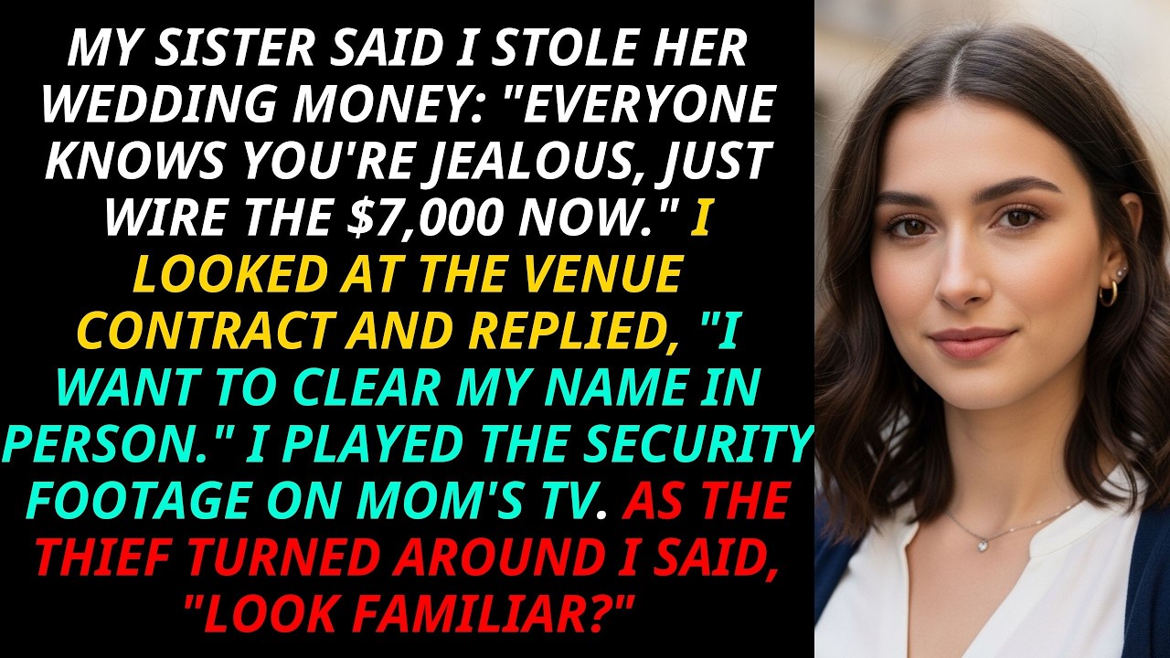&ldquo;You Stole My Wedding Money, Send $7K,&rdquo; Sis Smirked&mdash;I Showed the Video and Asked, &ldquo;Look Familiar?&rdquo;