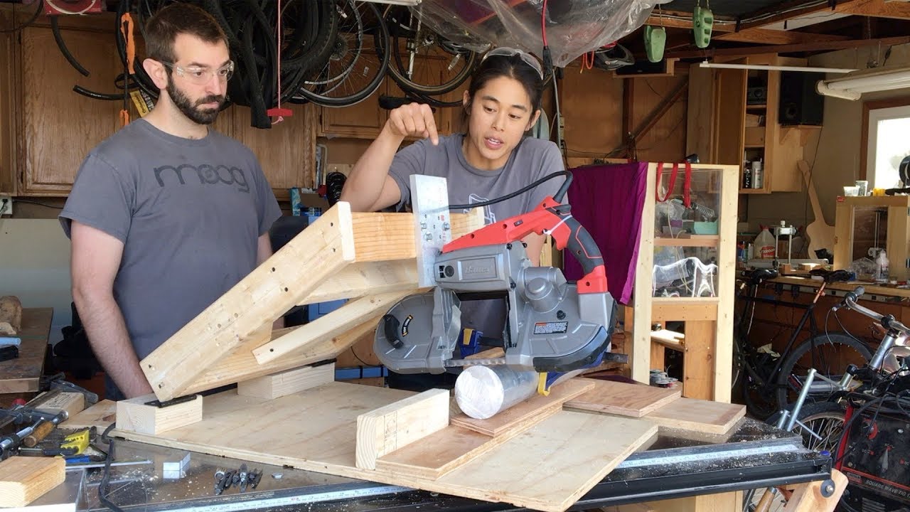 Converting a Portable Bandsaw into a Horizontal Bandsaw