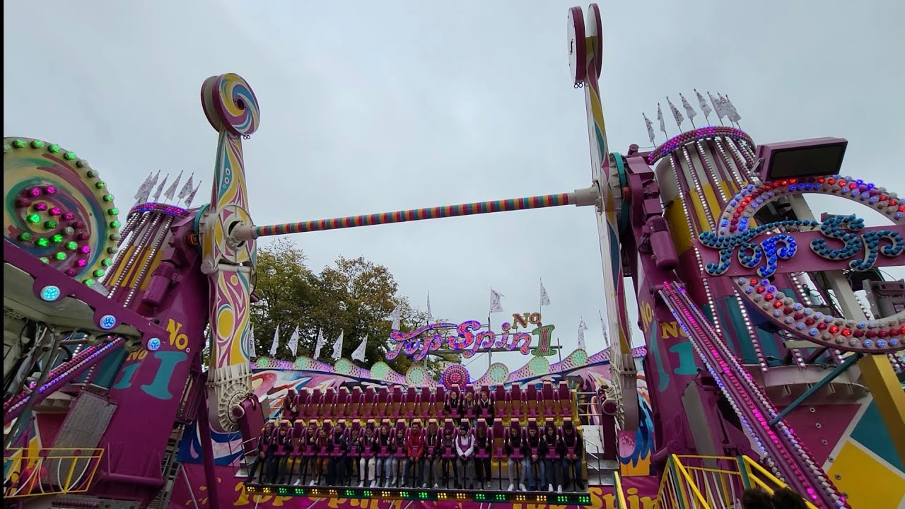 Memminger Jahrmarkt 2022 Fahrgeschäft Top Spin No.1 (Bausch)