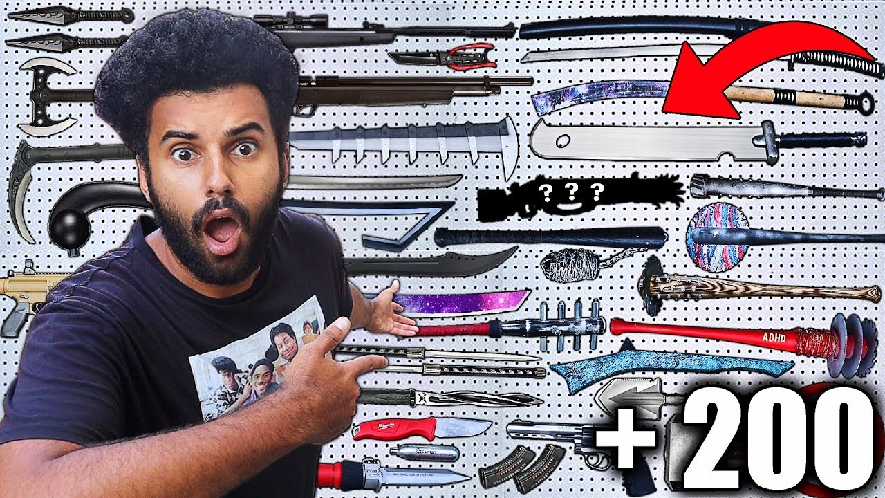 Показываю всю мою коллекцию оружия стоимостью 25 000 долларов!! *АНИМЕ, ИГРЫ, ФИЛЬМЫ И МНОГОЕ ДРУ...