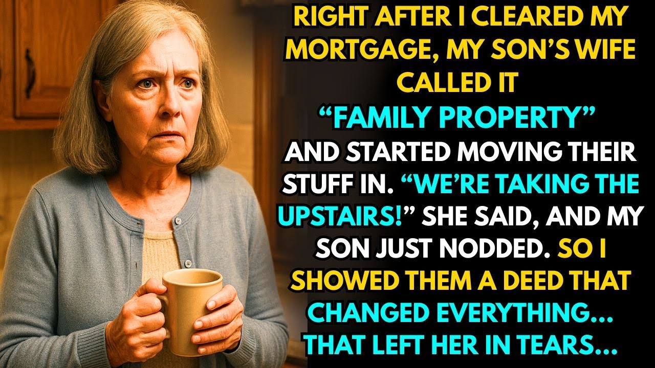After I Paid Off My House, My Son and His Wife Called It ‘Family Property’ And Tried to Move In…
