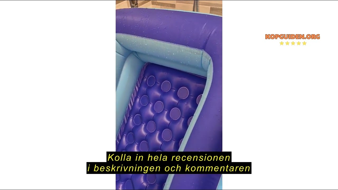 Produktrecension av Sunshine smile Uppblåsbar pool, uppblåsbar plaskdamm, barnpool, barnplaskbassäng