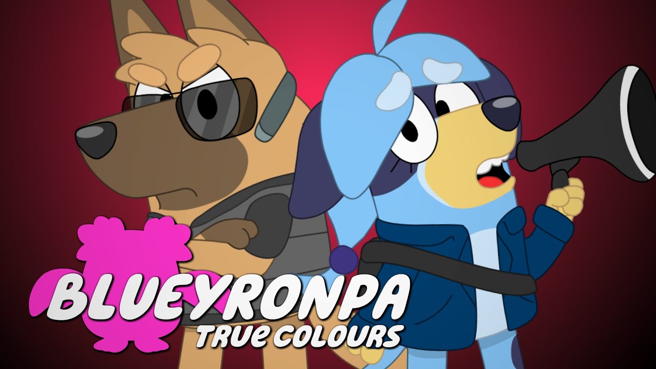 Blueyronpa True Colours Animated Opening (Danganronpa x Bluey)