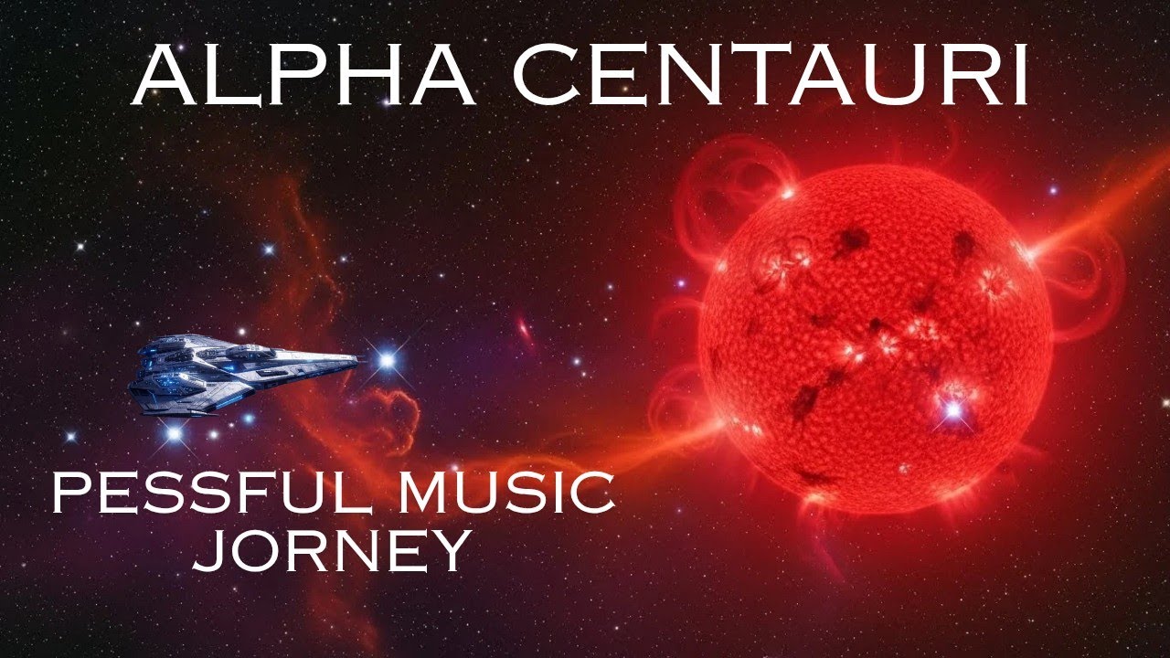 Alpha Centauri Peaceful Music Journey | Relaxing Space Sounds