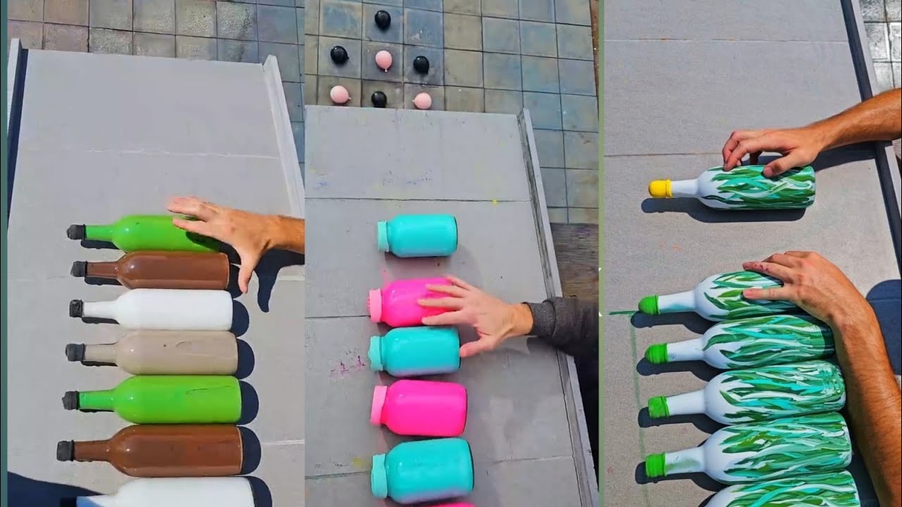 Breaking Glass Bottle 🍾⚡🔥Crushing Crunchy And Soft thing !