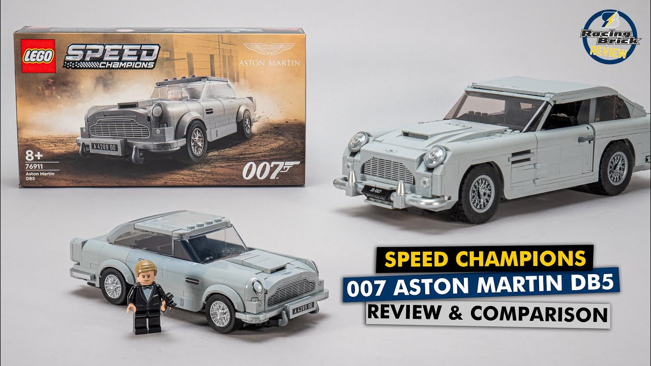 Подробный обзор и сравнение модели LEGO Speed ​​Champions 76911 007 Aston Martin DB5