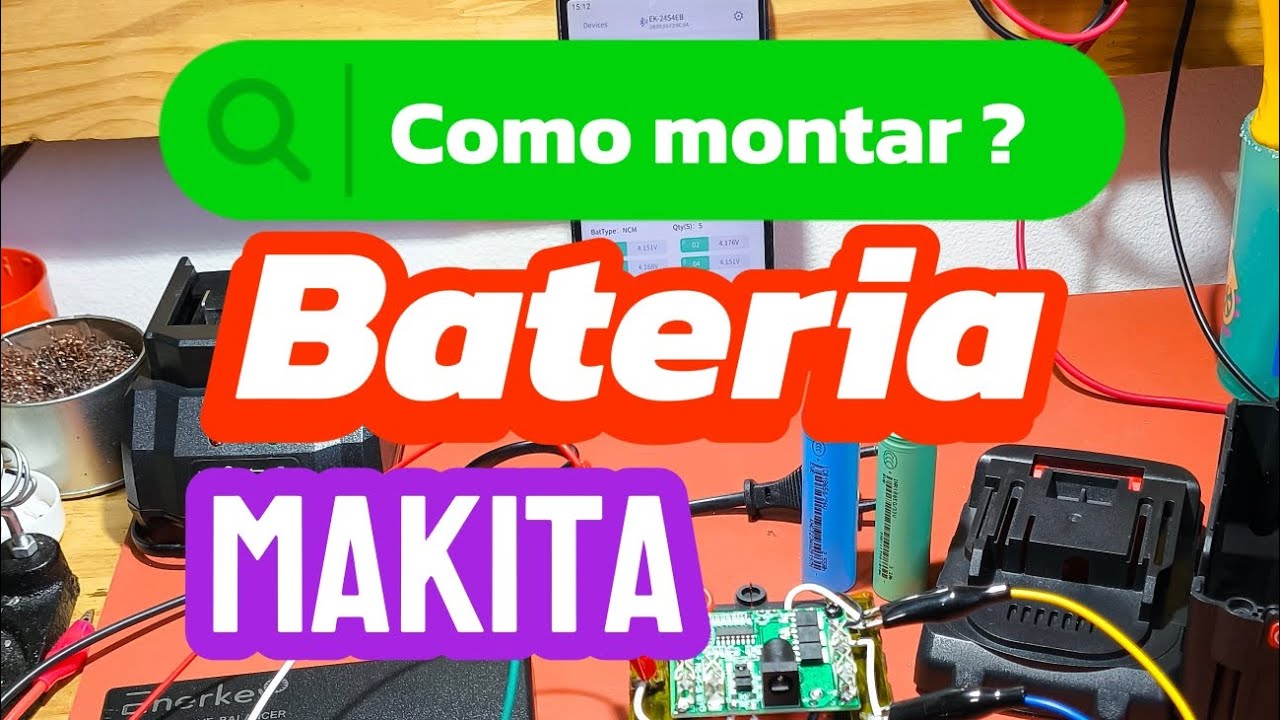 Como montar bateria Makita P1