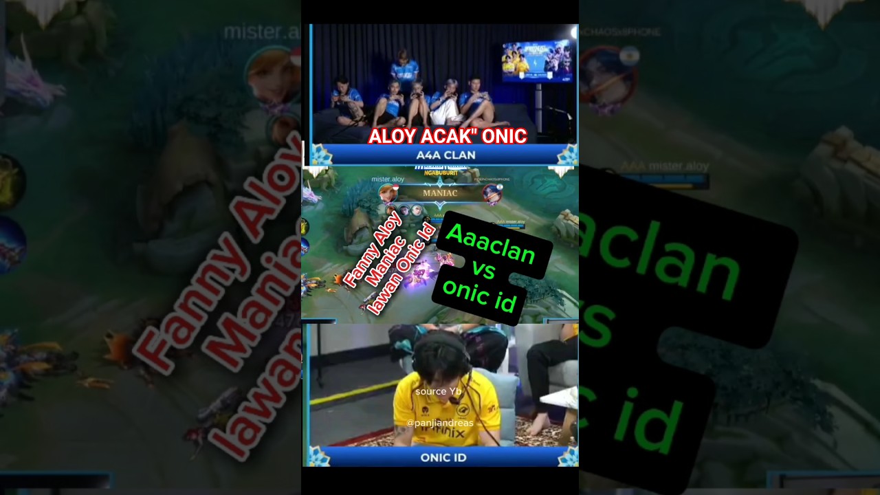 Fanny Aloy maniac lawan Onic Id gilakk #aloy #mobilelegends #marapthon #dana #yb #onic #aaaclan #