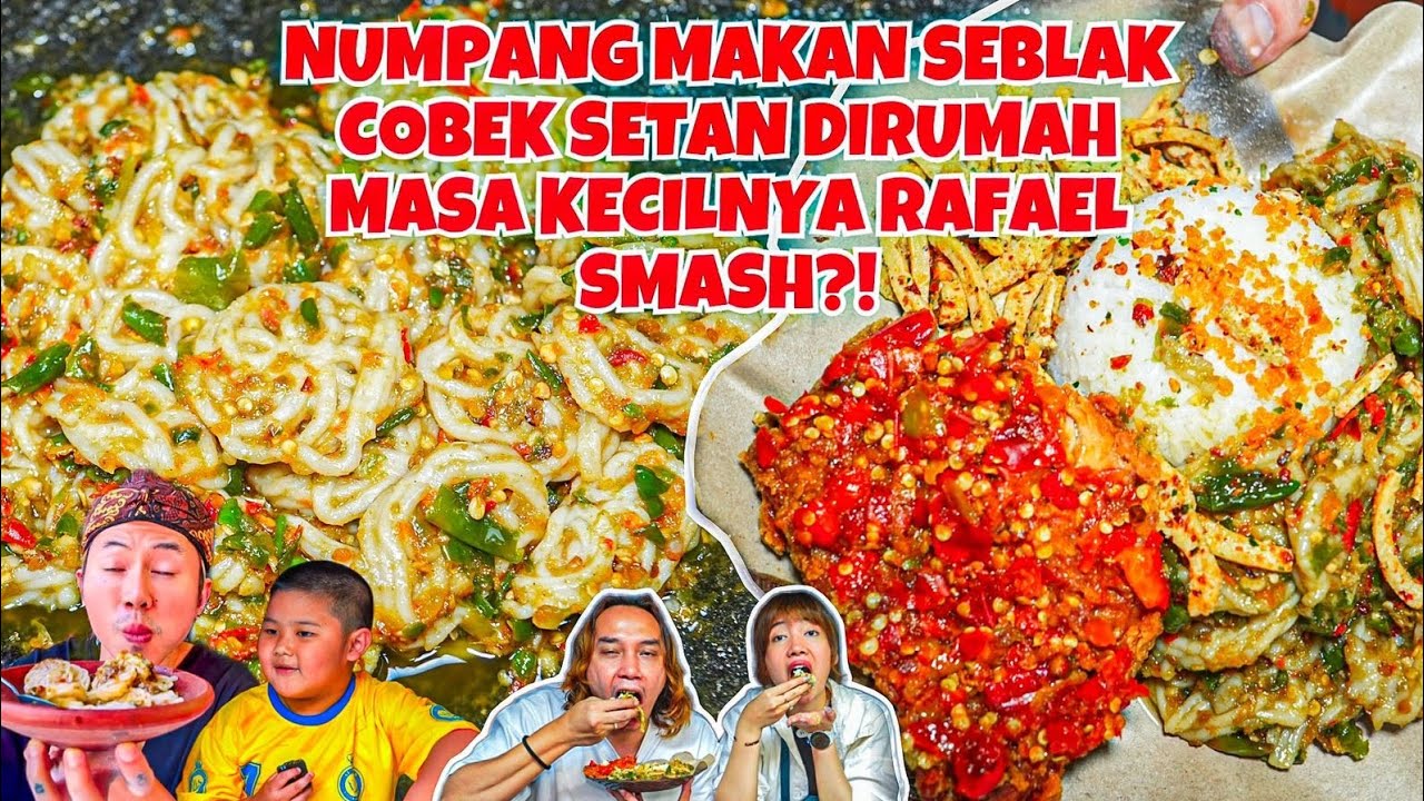 MAKAN SEBLAK MAMANG RAFAEL LVL PALING PEDAS!! LANGSUNG DI RUMAHNYA & diMASAKIN PENCIPTANYA!