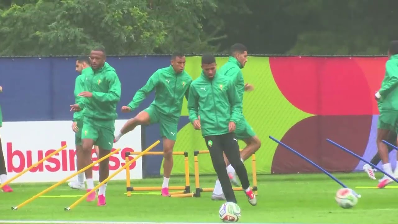 Morocco hold second training session in Boston as France Quarter-Final looms.