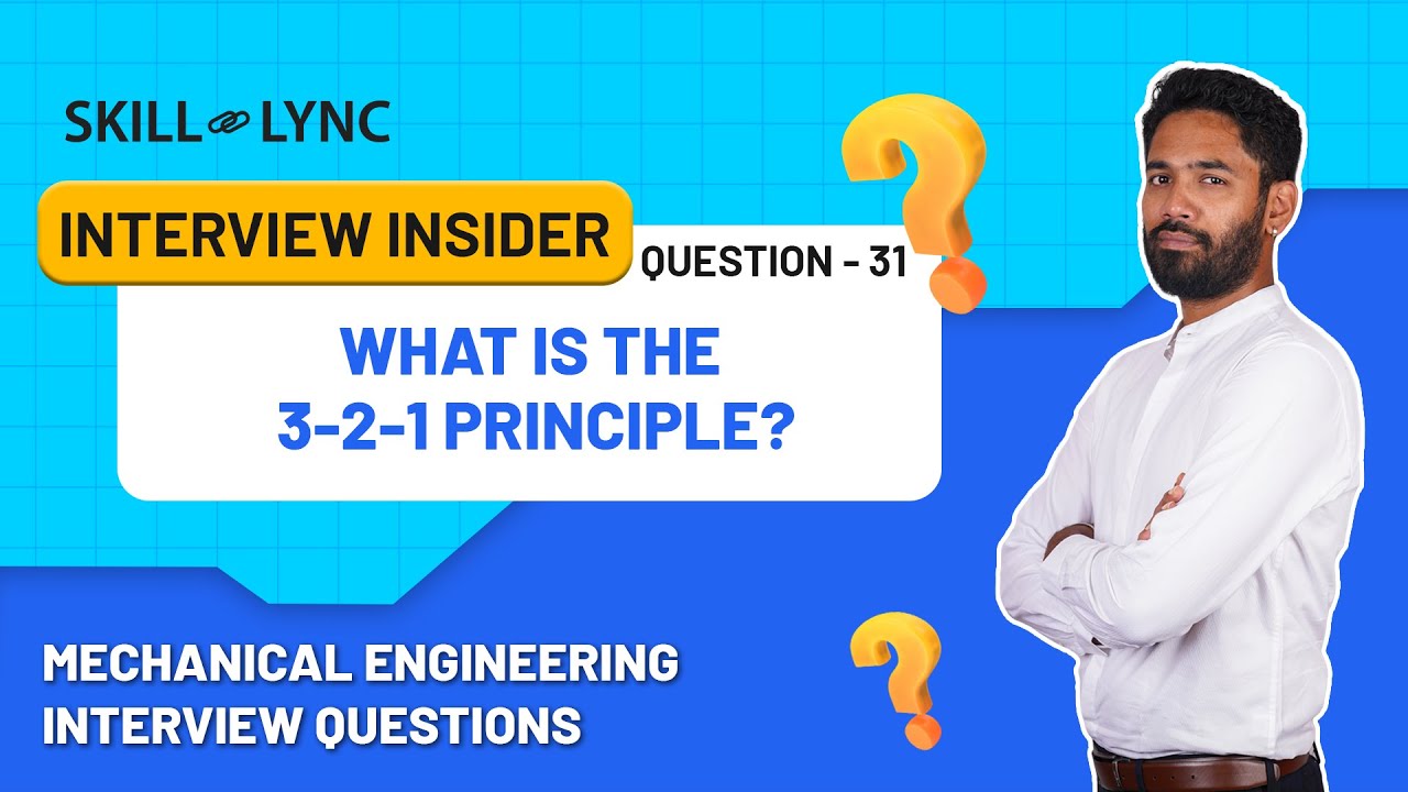 What is the 3-2-1 Principle? | Video 31 | Mechanical Engineering Interview Questions