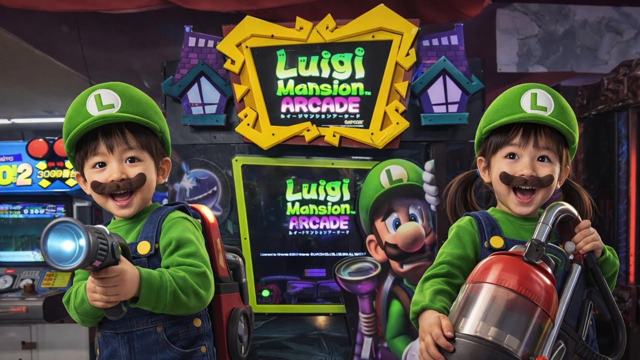 Luigi’s Mansion as an Arcade Shooter | Vacuum-Based Gun Shooting Game–Luigi’s Mansion Arcade【CAPCOM】