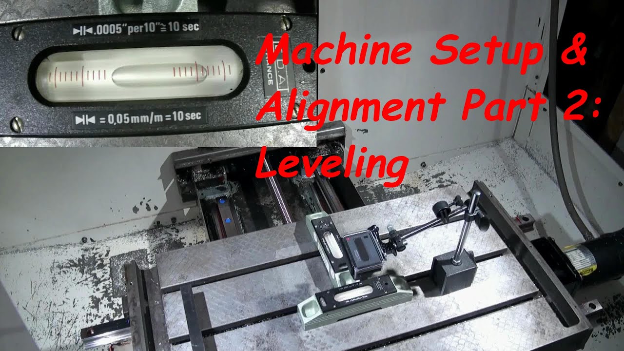 CNC Machine Setup and Alignment Part 2: Leveling