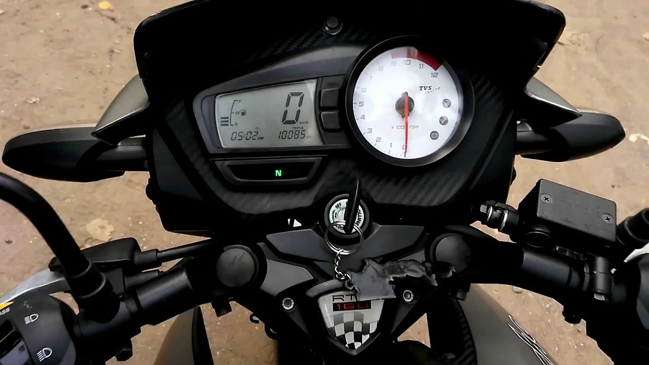 Complete Service of TVS Apache RTR 160 Matte Grey BS4