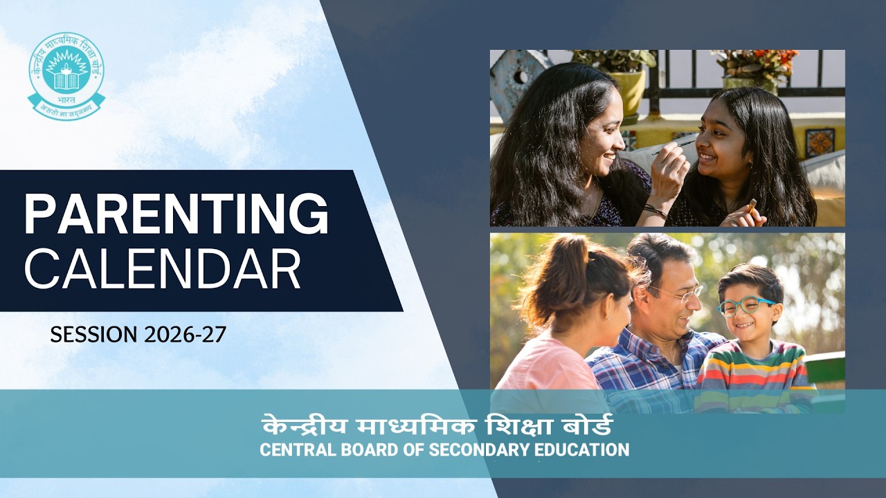 Launch of the CBSE Parenting Calendar- Academic Session 2026&ndash;27