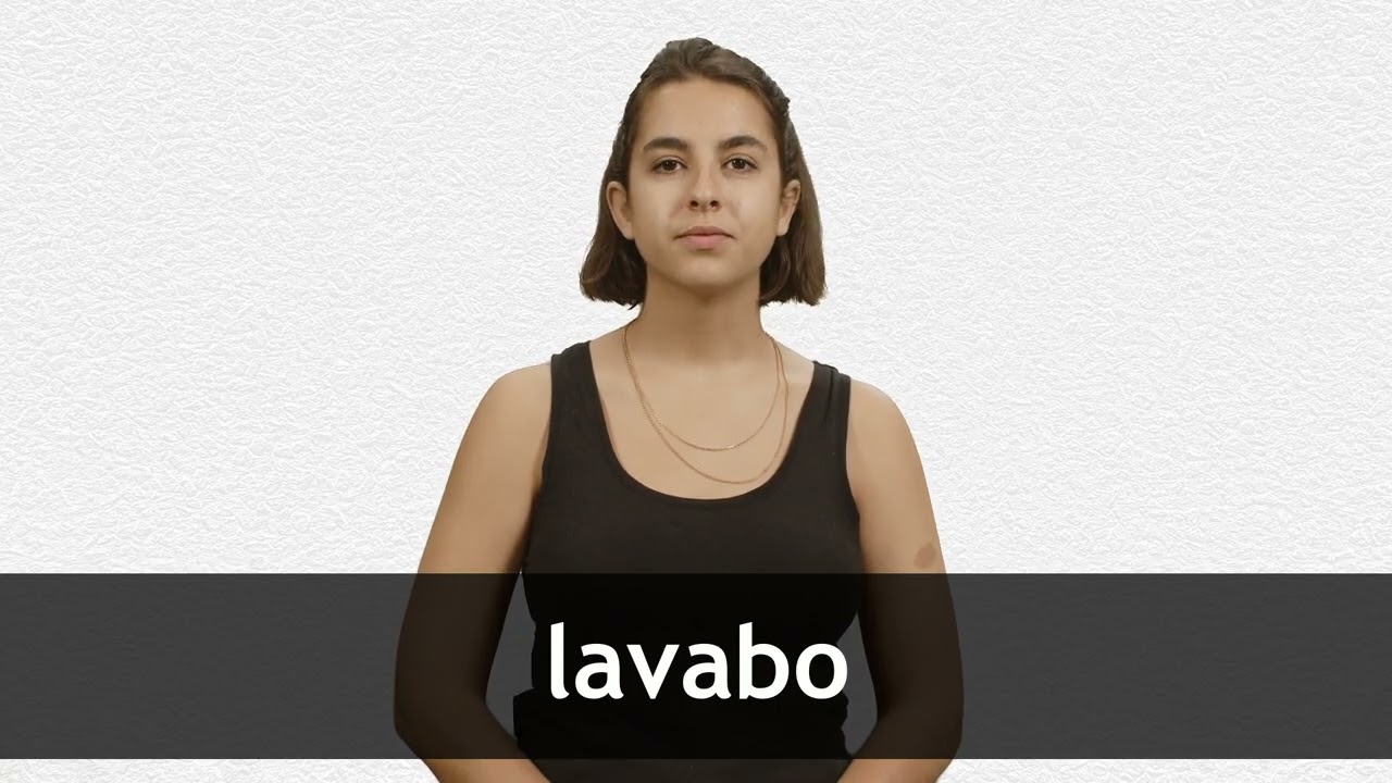 How to pronounce LAVABO in French