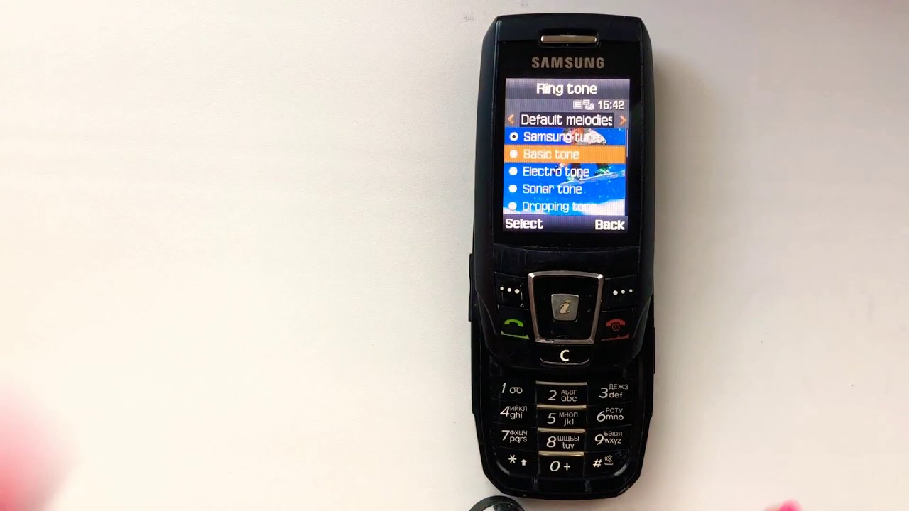 Samsung( SGH E390) Original ringtones