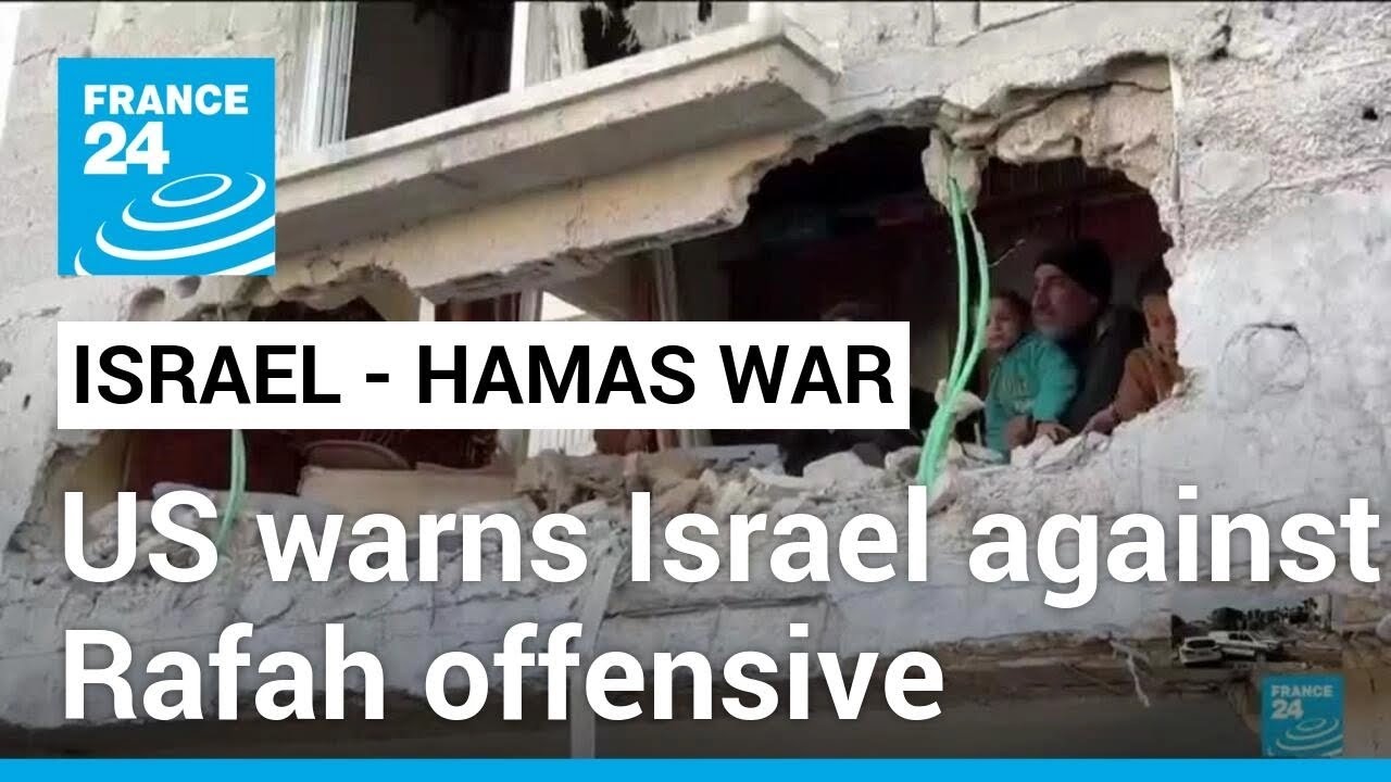 Israeli bombs target Gaza's crowded Rafah as the US warns against ground offensive &bull; FRANCE 24