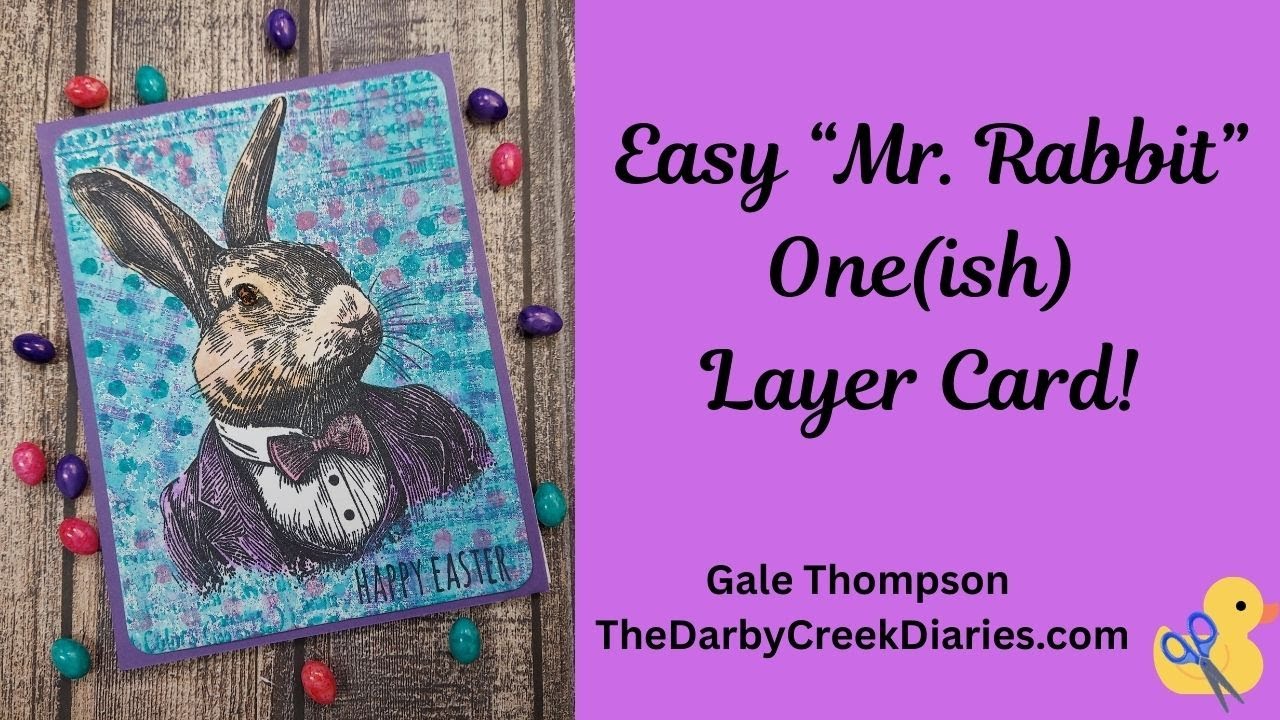 Masking & Inking Stampers Anonymous Mr. Rabbit!