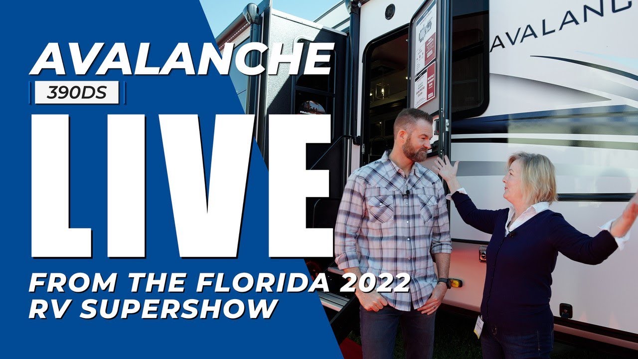 Go Big or Go Home with the Avalanche 390DS! --LIVE From the Tampa RV SuperShow