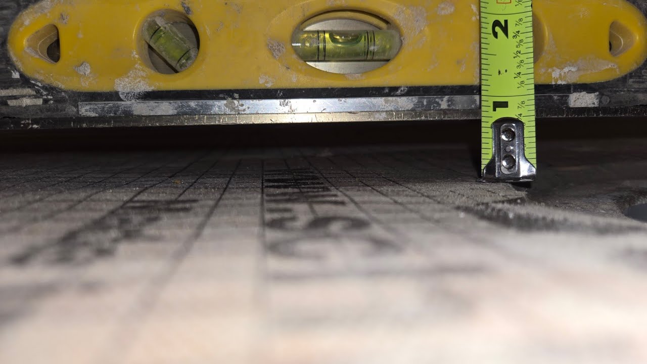 Shower floor tile Install 