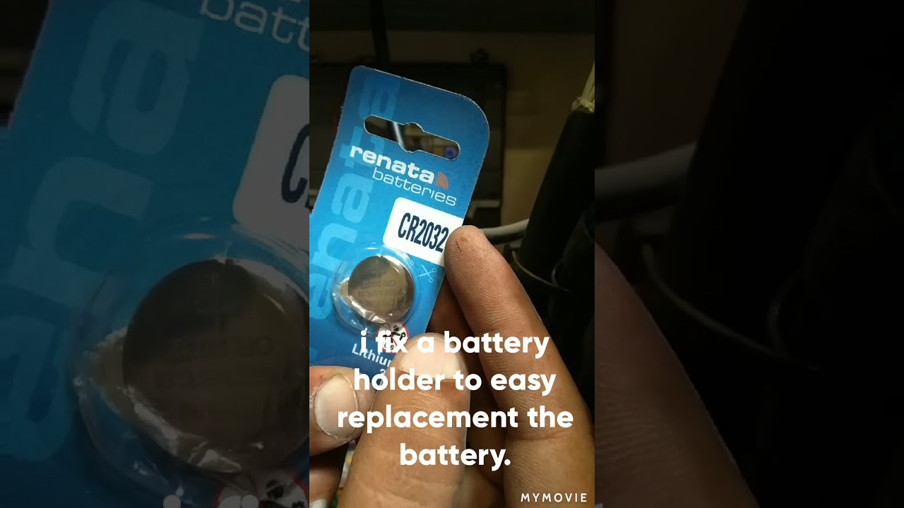 HMI LCD display battery replacement