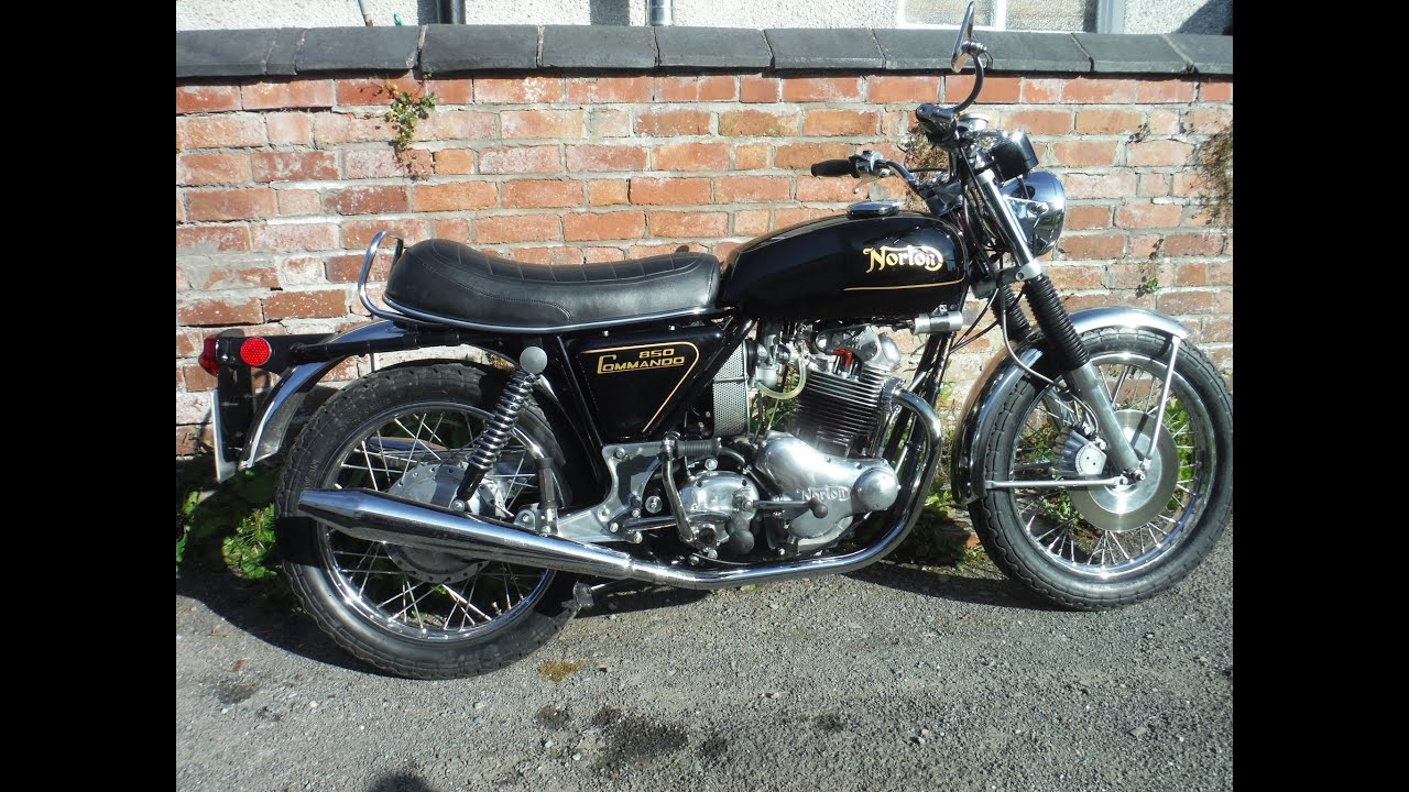 Norton Commando test ride to top of Black mountain Carmarthenshire.