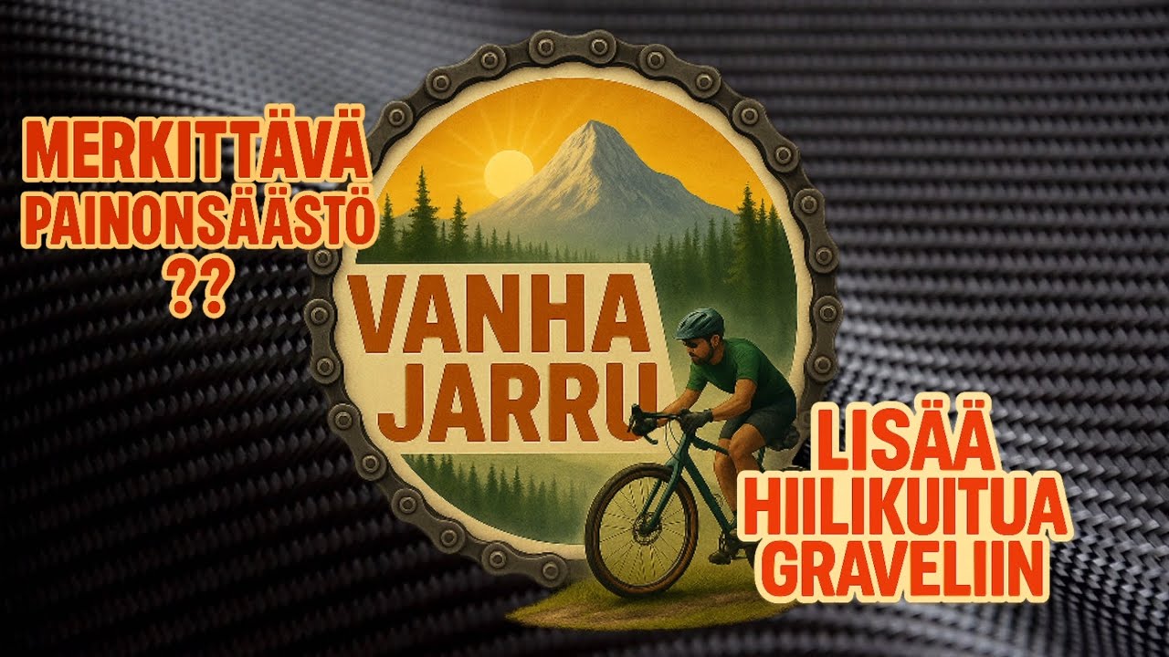 Painoa pois gravelista lähes 500g - mutta mistä? Onnistuuko edullinen hiilikuitu päivitys?