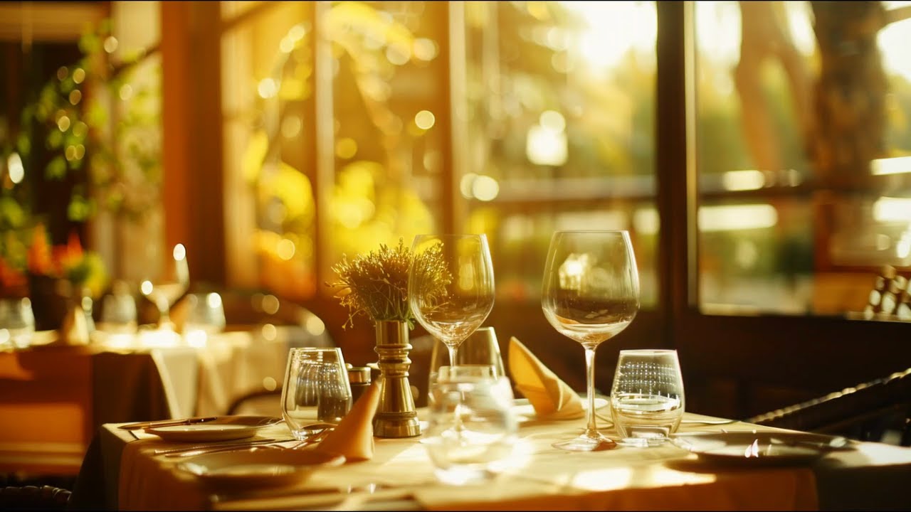 Restaurant Intimate Table Atmosphere 🕯️ Smooth Jazz & Bossa Nova for Fine Dining Moments
