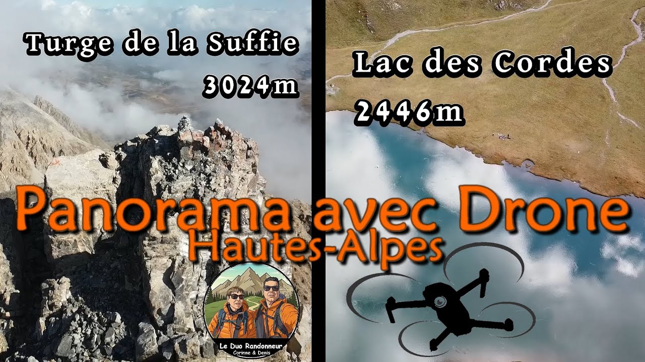 Prises de vue drone à la Turge de la Suffie et le lac des Cordes