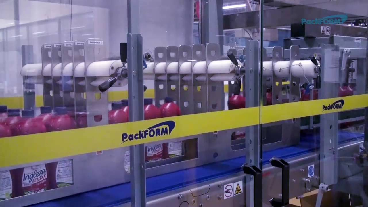 Encaixotadora DropFORM EVG | Frasco de 1L retangular