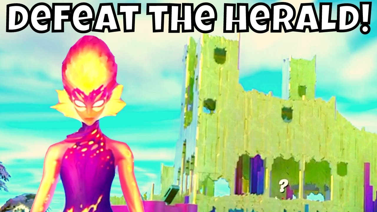 How To Defeat The Herald (UPDATED) - Fortnite Gameplay Chapter 3 Season 4- Get Herald Burst Rifle!
